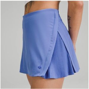 Lululemon Peek Pleat skirt wild indigo size 6